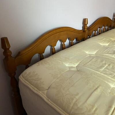 King Bed Mattress, Frame & Headboard - $160