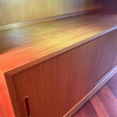 Danish Hundevad Teak MCM Cabinet - 77"H x 54.5"W x 17"D - $420