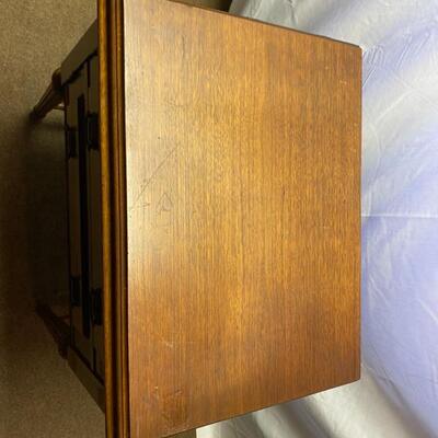 Sears Roebuck Co. Franklin Rotary Sewing Machine & Table - 18"D x 25"W x 31"H (Closed) 18"D x 48"W x...