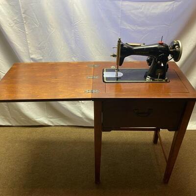 Stitchmaster Super Deluxe Sewing Machine & Table - 31"H x 21"W x 18"D (Closed) 30"H x 48"W x 18"D...