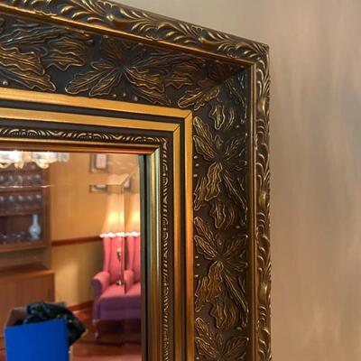 Bombay Holly Leaf Mirror - 42"W x 31"H - $75