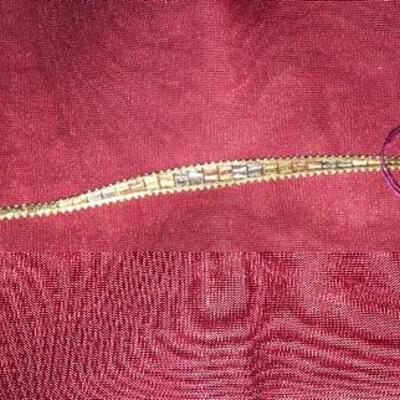 14k Tri-colored gold bracelet