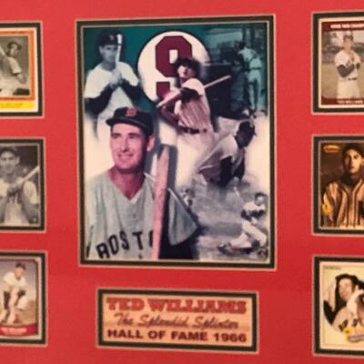 Ted Williams  Framed Cards