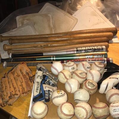 Bases, bats, balls & gloves