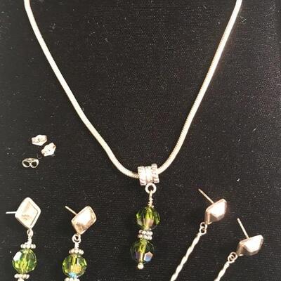 Custom made Sterling and Peridot - Crystal Suite