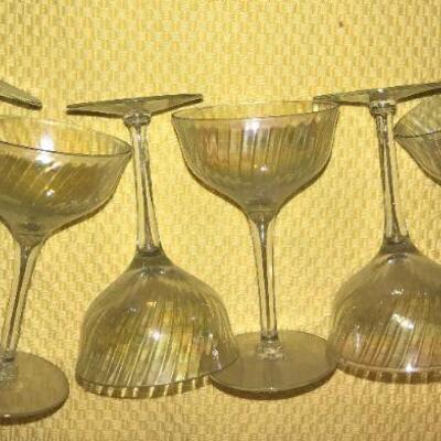 Iridescent glassware
