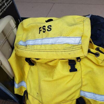 This backpack was given to a NYC police officer during 9-11 from a Forestry Service worker