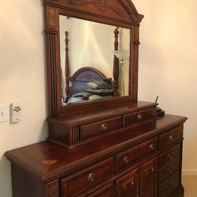 gorgeous dresser with mirror