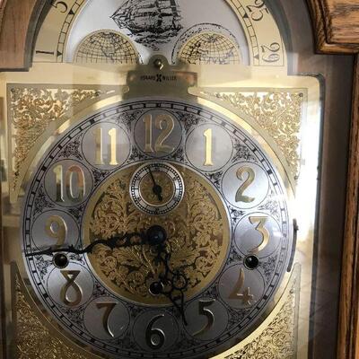 close up of grandfather clock