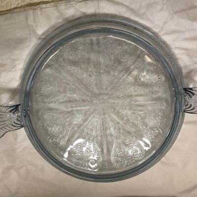 7.25"  Fire King "Philbe Blue" Hot Plate to go with the Casserole Dish but is to be purchased SEPERATELY