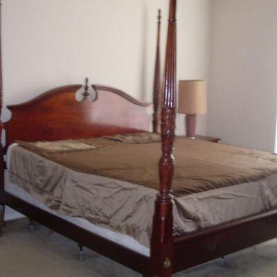Mahogany king bed