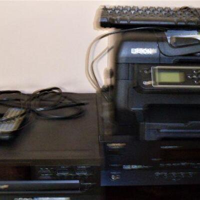 VCR and printer