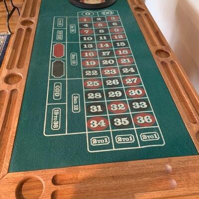 Roulette and Craps Table