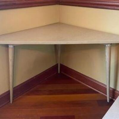 MCM 1958 Corner Table - 26"H x 29"W x 29"D-$60