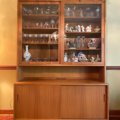 Danish Hundevad Teak MCM Cabinet - 77"H x 54.5"W x 17"D - $420