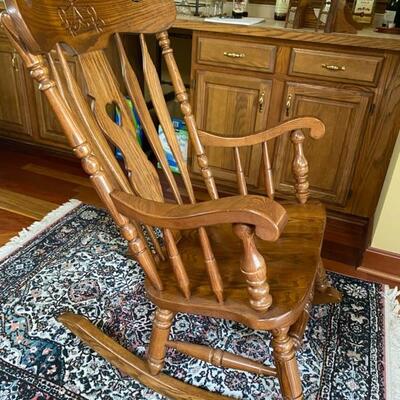 VA House Rocking Chair - 43"H x 36"D x 28"W - $90