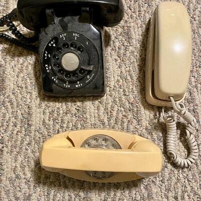 Vintage western electric rotary phones