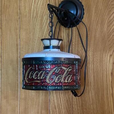 Coca Cola swag lamp