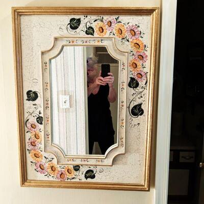 Nice hand painted mirror