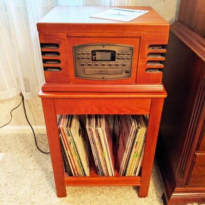 Crosley combination radio, cassette player and record player