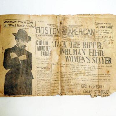 Jack the Ripper newspaper