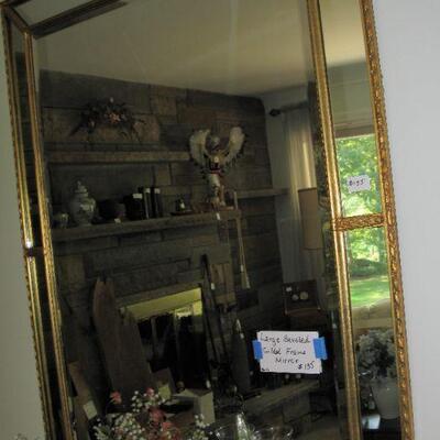 LARGE GOLD TRIM WLL MIRROR                                                                      BUY IT NOW $ 85.00