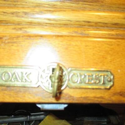 Oak Crest Roll Top Desk  