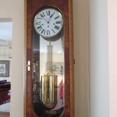 Howard Miller Wall Key-Wound Chime Clock 