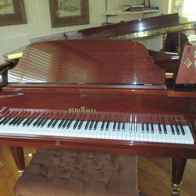 Exquisite Shimmel Baby Grand Piano Serial # 322.777