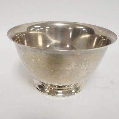 1008	TIFFANY & CO MAKERS STERLING SILVER BOWL, 3.555 TOZ, 4 1/8 IN DIAMETER, 2 3/8 IN HIGH
