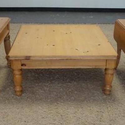 1093	3 PIECE LANE-COFFEE TABLE & 2 END TABLES, COFFEE TABLE IS 40 IN SQUARE X 18 IN HIGH
