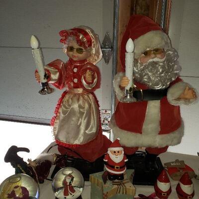 Santa & Mrs. Lit Working & Ready 4 Christmas