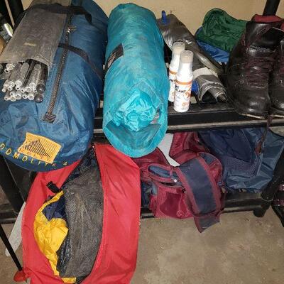 Tents- NorthFace & Kelty-Domolite 4 & Misc. Bags
