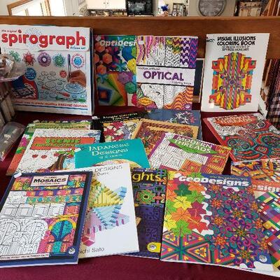 Adult Coloring Books -MANY Many New!