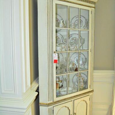 China in cabinet not for sale. 