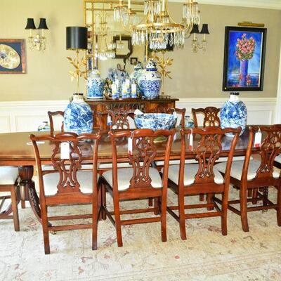Dining Room Table and Chairs are for sale. Accessories on table are not for sale. Photos will be updated on Thursday. 