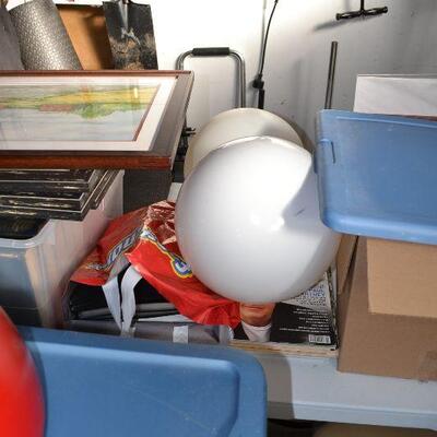 globe light fixtures from Eichler house