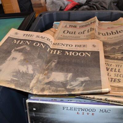 Vintage newspapers