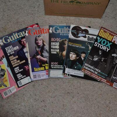 Various issues of Guitar Player Magazine