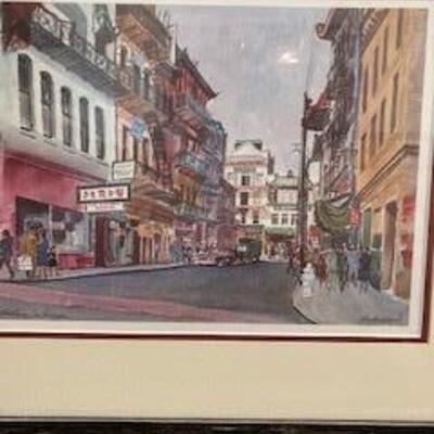 Framed Hildebrand prints 1950's