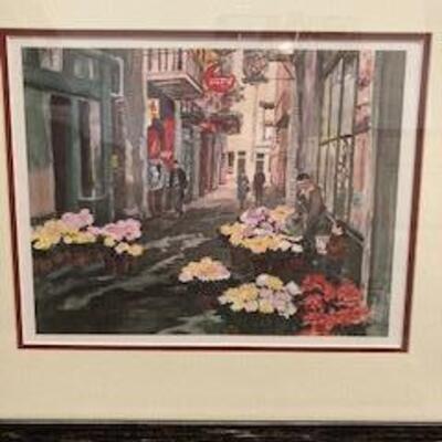 Framed Hildebrand prints 1950's