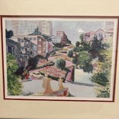 Framed Hildebrand prints 1950's