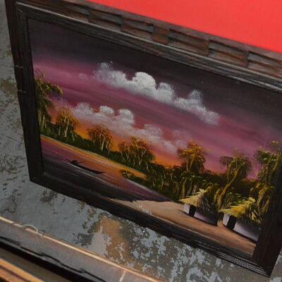 Tiki style original painting