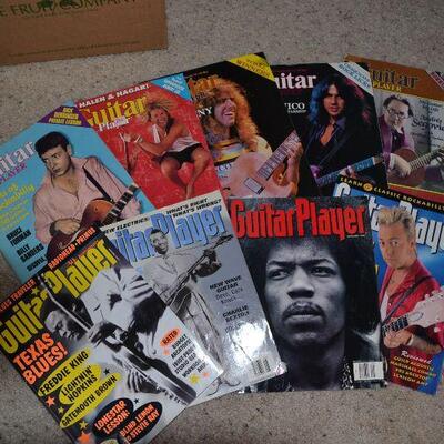 Various issues of Guitar Player Magazine