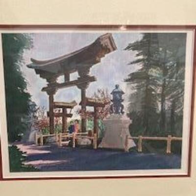 Framed Hildebrand prints 1950's