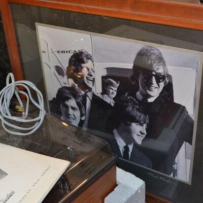 Beatles photo signed by photographer