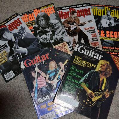 Various issues of Guitar Player Magazine