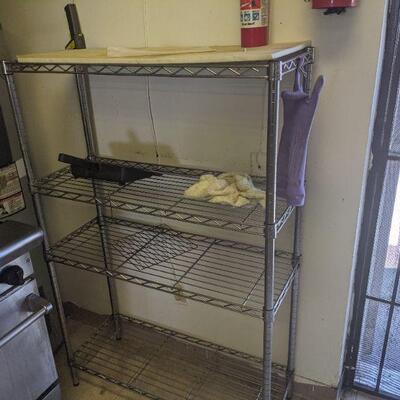 Stainless steel shelving Various sizes. Pricing from $35-$85 