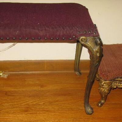 IRON LEG BENCH   BUY IT NOW $ 48.00