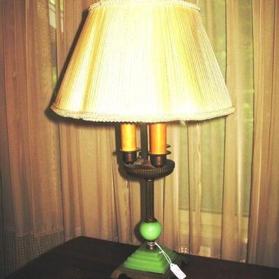 JADITE LAMP    BUY IT NOW $ 95.00